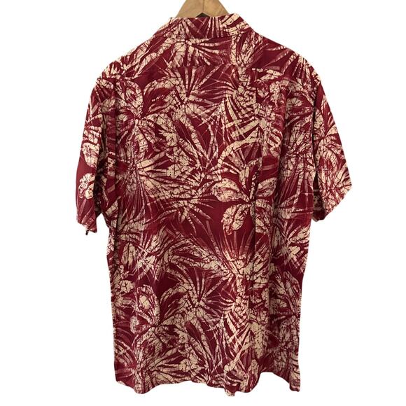 Polo Ralph Lauren Clayton Silk & Linen Button Up Hawaiian Shirt Size Large - Picture 3 of 8